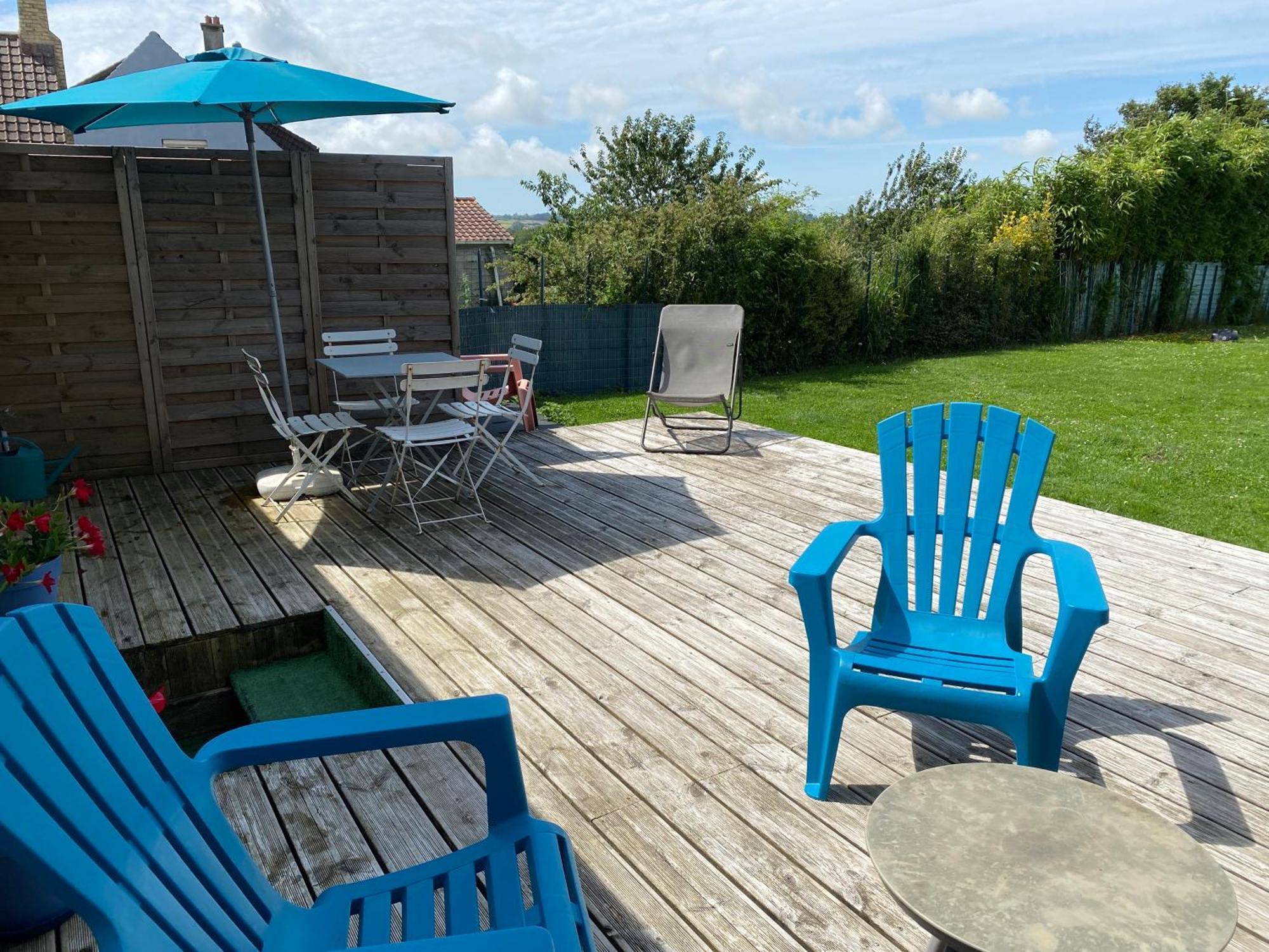Maison De Village Avec Jardin 15Mn Des Plages, Wifi, 2 Chambres, Jardin Hesdin-lʼAbbé Exterior foto