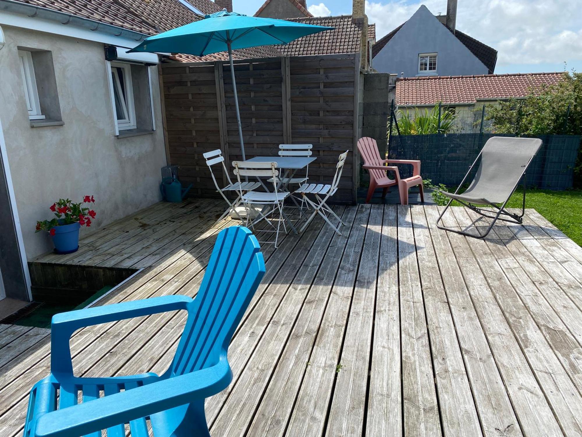 Maison De Village Avec Jardin 15Mn Des Plages, Wifi, 2 Chambres, Jardin Hesdin-lʼAbbé Exterior foto